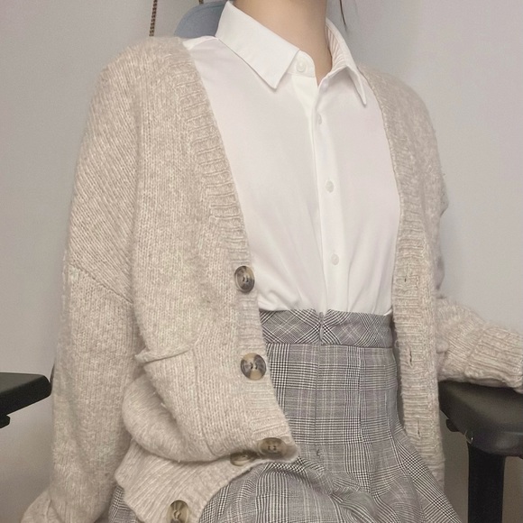 Zara wool cardigan Small 🍮🤎 - Picture 2 of 5